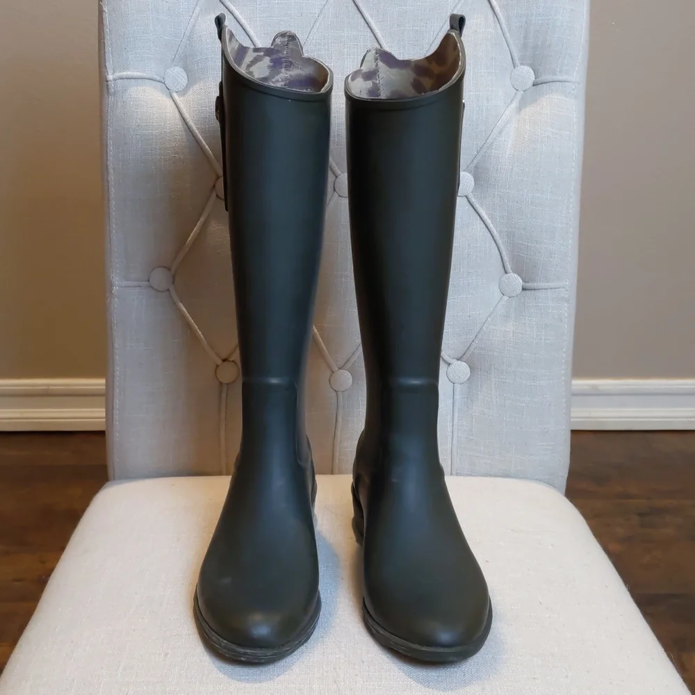 Sam Edelman tall rubber rain boots